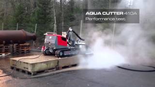 Hydrodemolition  vattenbilning  Aqua Cutter robots by Aquajet Systems [upl. by Lukey457]