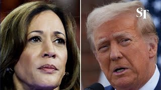 Harris lead over Trump dwindles in final stretch says poll [upl. by Korie]