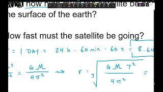 Keplers 3rd Law Example [upl. by Nuahsar50]