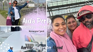 AIDA Perla  Norwegens Fjorde  Anreise und erster Abend  Aida Vlog 1  Deutsch 🛳️ [upl. by Aidualk]