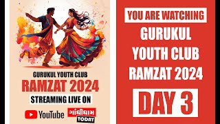 GURUKUL YOUTH CLUB GANDHIDHAM RAMZAT NAVRATRI 2024  DAY 3 [upl. by Muhcan272]