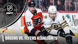 Boston Bruins vs Philadelphia Flyers  Full Game Highlights [upl. by Idnahk]