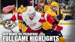 Detroit Red Wings vs Nashville Predators  Full Game Highlights  ESPN NHL [upl. by Lacie595]