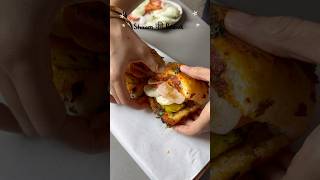 Best Garlic Pattice Pav for your hunger ideas explore indianrecipes snacks bread vadapav [upl. by Eiser]