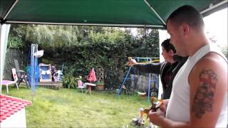 HEAD TO HEAD SLINGSHOT  CATAPULT SHOOTING WITH quotGAMEKEEPER JOHNquot amp quotJOEquot [upl. by Briney]