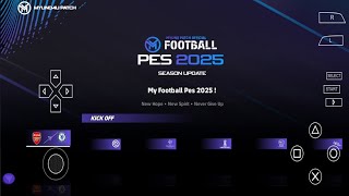 EFOOTBALL PES 2025 PPSSPP ORIGINAL PS5 On Androidamp ISO BEST Graphics Offline [upl. by Gowon]