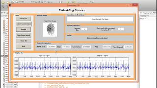 ECG Steganography matlab project source code [upl. by Subir]