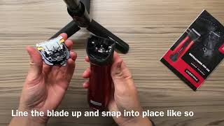 Liveryman Classic Trimmer Blade Change [upl. by Ard]