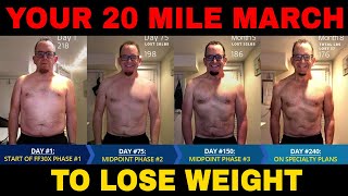 The 20 Mile March Approach To Losing Weight  Less Is More Something Is Better Than Nothing [upl. by Elleraj523]