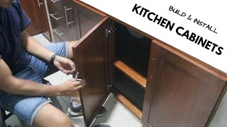 How to Build and Install Kitchen Cabinets [upl. by Kerry377]