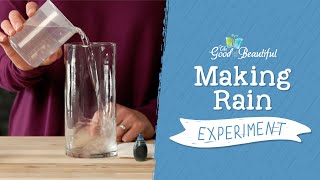 Cloud In A Jar  Weather Experiments  Easy Science Experiments For Kids [upl. by Osgood]