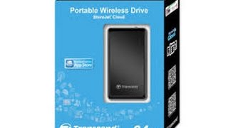 Transcend Storejet Wireless Ssd Unboxing [upl. by Enyawd520]