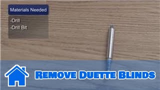 Window Blinds Maintenance  How to Remove Duette Blinds [upl. by Analad]