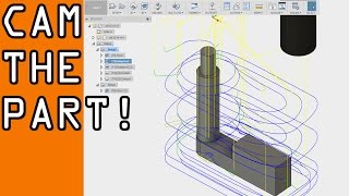 Fusion 360 Beginner CAM Tutorial FF63 [upl. by Ase]