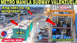 METRO MANILA SUBWAY UPDATE VALENZUELA STATION amp DEPOTApril 062024build3xbuild better more [upl. by Bianca899]