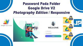 Memberi Password Pada Folder Google Drive V2  Photography Edition  Responsive [upl. by Hurwit]