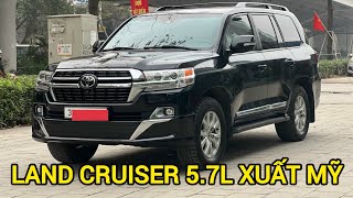 Toyota Land Cruiser 57L xuất Mỹ đời 2015 form mới xe đẹp biển Hà Nội [upl. by Arised]