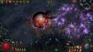 Path of Exile  Poors Man Former quotInfinitequot 100 Delirium Map in 324 Standard [upl. by Fia]