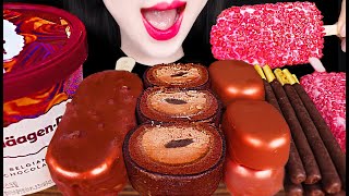 ASMR Leftover Chocolate Dessert Ice Cream 초콜릿 디저트 아이스크림 먹방 Mukbang Eating [upl. by Verneuil56]