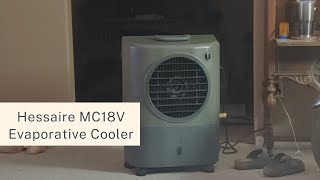 Hessaire MC18V Portable Evaporative Cooler Review [upl. by Zachary]