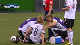 U20 Frauen WM 2014 Halbfinale Deutschland Frankreich 2 Halbzeit [upl. by Atinahs832]