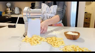 How to make Homemade Cavatelli with the Demetra Cavatelli Pasta Maker [upl. by Namus]