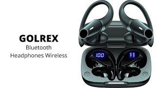 GOLREX Bluetooth Headphones Wireless Earbuds 36Hrs Playtime [upl. by Wimsatt47]