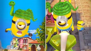 Snakey Stuart Minion Grus Rocket Ability Full Gameplay at Freedonia  Despicable Me Minion Rush [upl. by Annadiana]