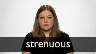 How to pronounce STRENUOUS in British English [upl. by Elison960]