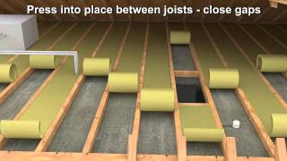 Rockwool Twin Roll Installation Video [upl. by Julian]