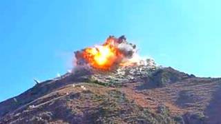 HUGE JDAM BOMB STRIKES TALIBAN POSITION [upl. by Etnoj]