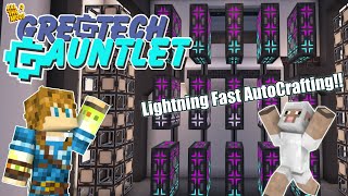 AE2 AutoCrafting amp The First EBF ◽️ GregTech Gauntlet ATM9 EP03 [upl. by Saidnac794]