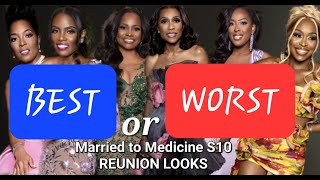 Married to Medicine  Season 10 ReUnion  THE LOOKS [upl. by Eteragram]