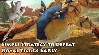 MHS2 Easiest Way to Defeat amp Get Royal Tigrex with LV 15 Team [upl. by Yecal]