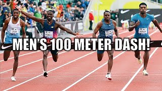 Erriyon Knighton VS Trayvon Bromell  Mens 100 Meter Dash  2024 Holloway Pro Classic [upl. by Eenaj]