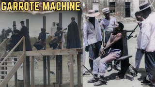 The Garrote Machine  Historys Most BRUTAL Execution Method [upl. by Molton312]