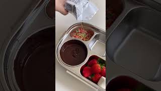 Pack my snack with me asmr snacks chocolate bento dessert easyrecipe satisfying aesthetic [upl. by Cline]