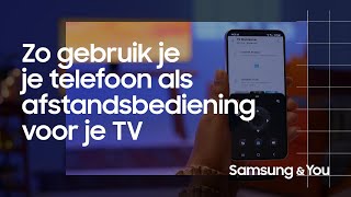 Hoe gebruik je je telefoon als afstandsbediening voor je TV  Samsung amp You [upl. by Ettezoj177]