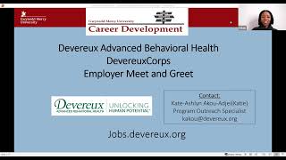 Devereux Advanced Behavioral HealthEmployer Meet and Greet [upl. by Orhtej]