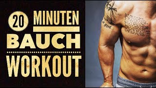 20 Minuten Bauch Training für zuhause zum Mitmachen  Eigenes Körpergewicht für den Sixpack [upl. by Anead]