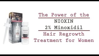 NIOXIN 2 Minoxidil Hair Regrowth Treatment for Women [upl. by Yelra]