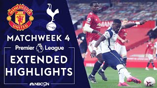 Manchester United v Tottenham  PREMIER LEAGUE HIGHLIGHTS  1042020  NBC Sports [upl. by Akimyt288]