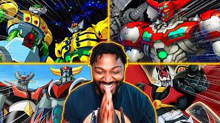 All Go Nagai Dynamic Pro Super Mecha Openings Reaction [upl. by Checani564]