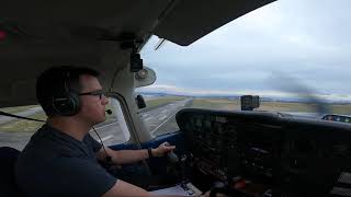 CZBB RWY 13 Overshoot Practice in a Cessna 172 [upl. by Nedi]