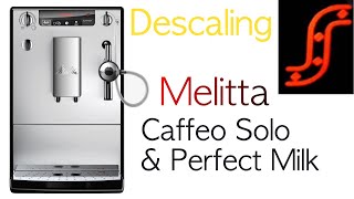 Melitta Caffeo Solo amp Perfect milk descaling [upl. by Benjamen397]