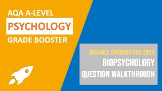 Biopsychology  AI 2022 Question Walkthrough  AQA ALevel Psychology [upl. by Maureene427]