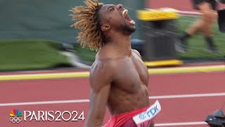 Noah Lyles revisits unforgettable American Recordsetting 1931 200m at Worlds  NBC Sports [upl. by Valera]