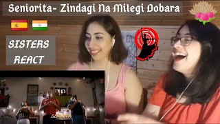 ENG SUB SISTERS REACT TO  SENORITA  ZINDAGI NA MILEGI DOBORA  FARHAN AKHTAR amp HRITHIK ROSHAN [upl. by Dorman894]