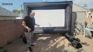 Inflatable Projector Screen [upl. by Aihtebat498]