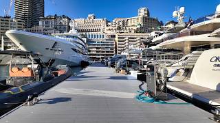 Monaco Walking Tour 11 October ProvenceAlpesCôte dAzur France 4K 60fps [upl. by Binette]